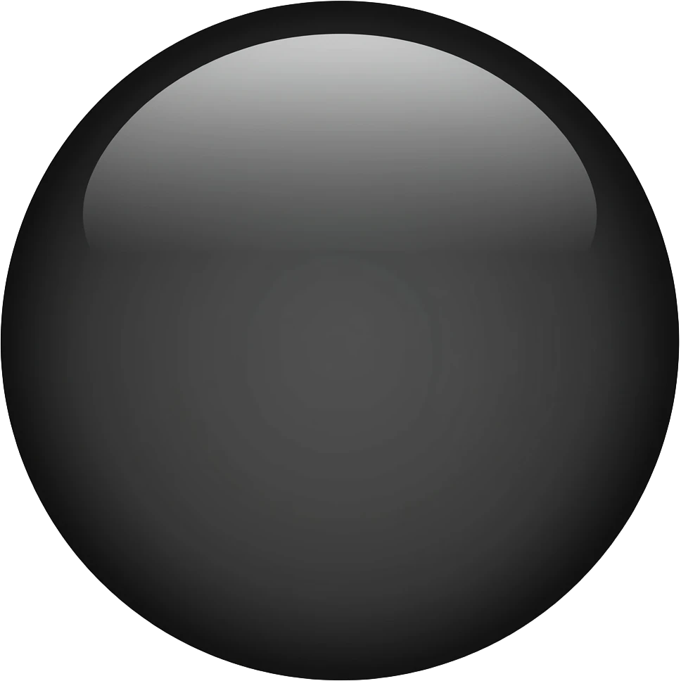 black colour circle emoji