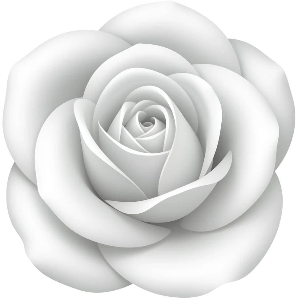 ایموجی رز سفید emoji