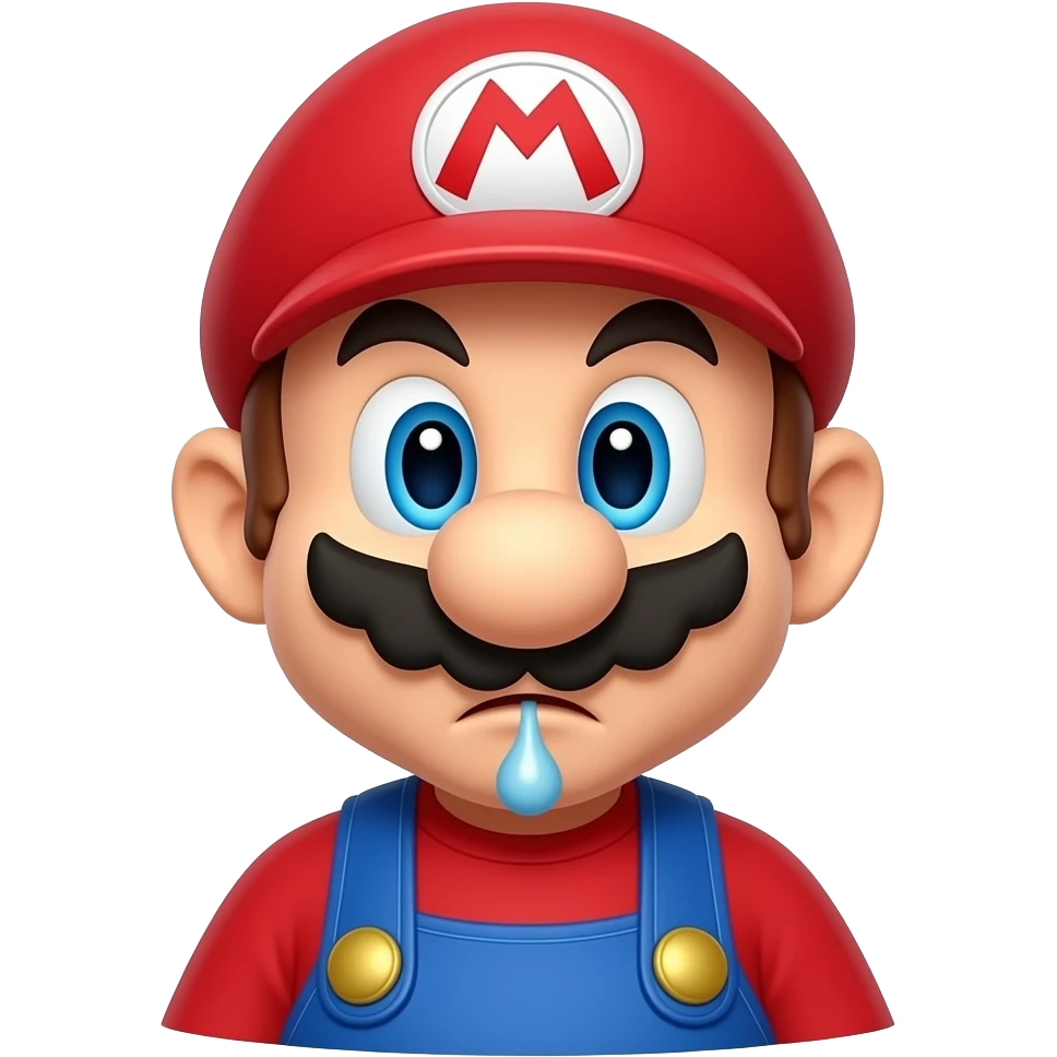 mario taking a piss emoji