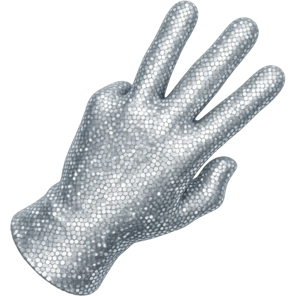 Make a Michael Jackson glove emoji