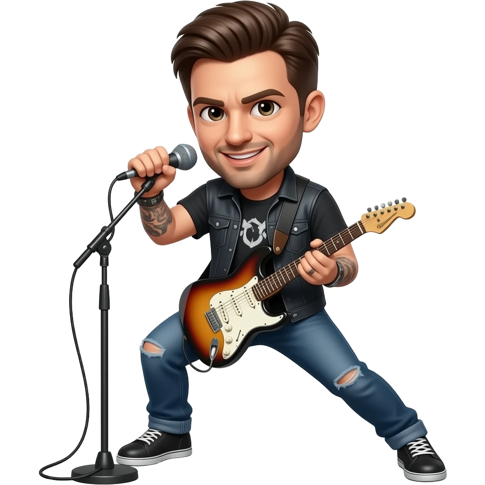 Make  frontman emoji