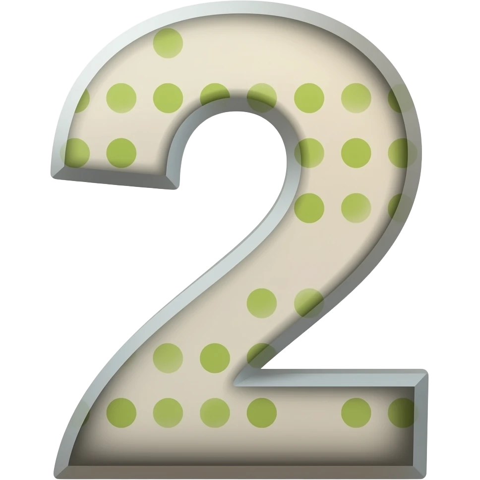 number 2 emoji
