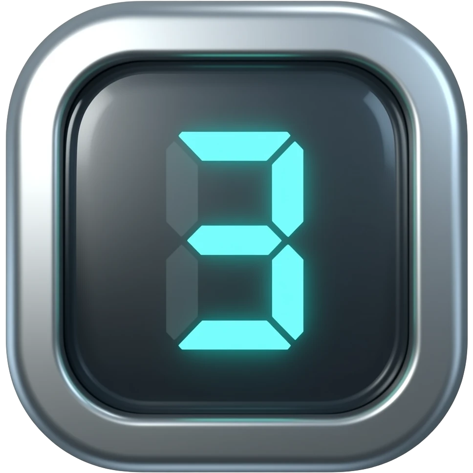 3D ROBLOX digital timer 3 minutes emoji | AI Emoji Generator