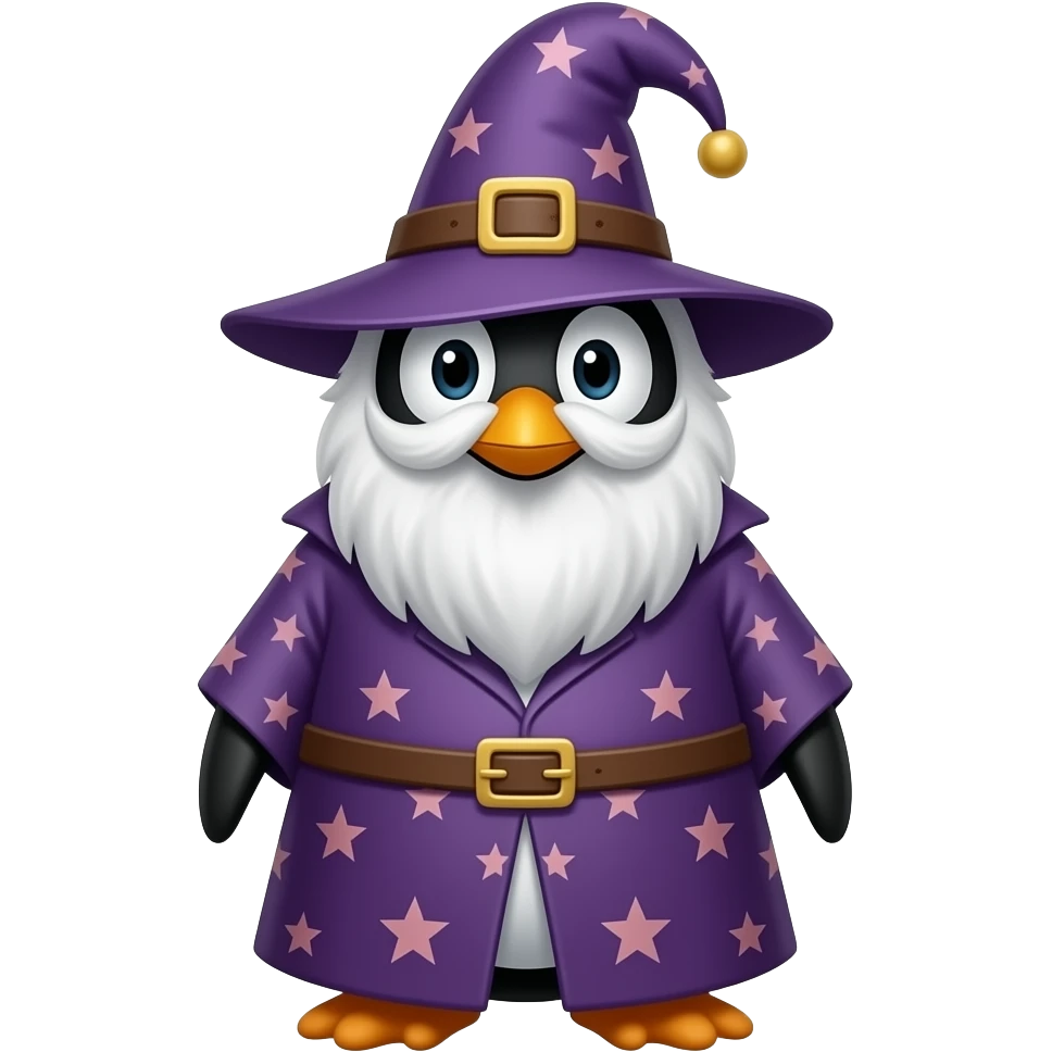 Penguin Wizard emoji