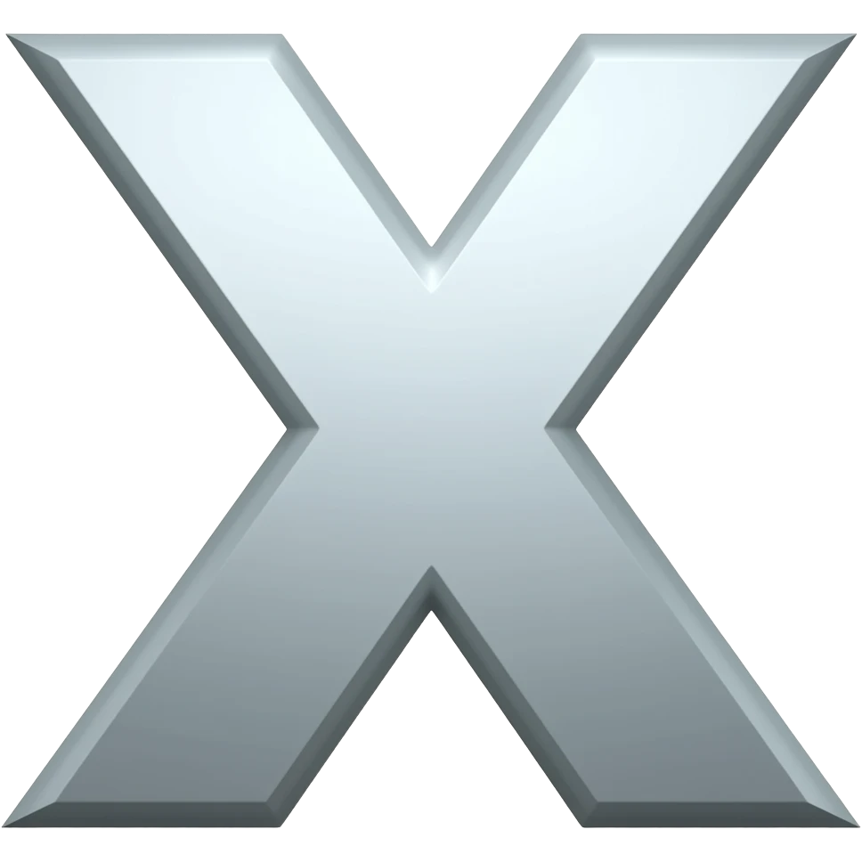 X emoji