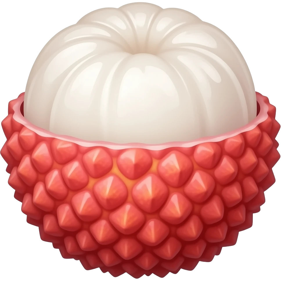 Lychee emoji