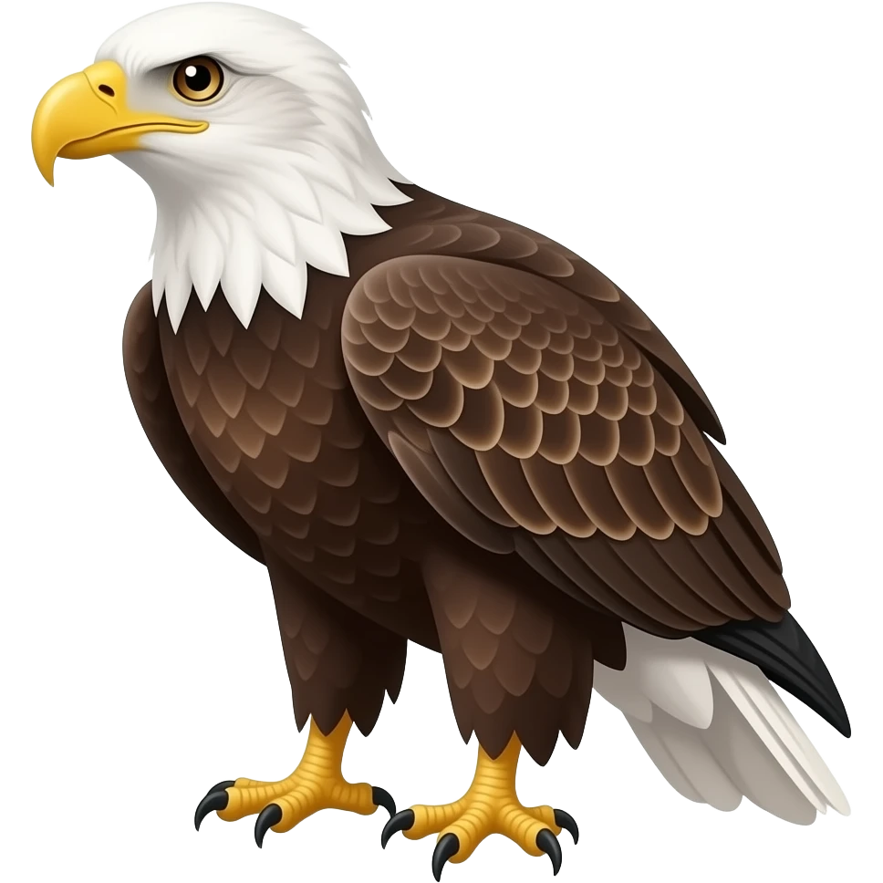 Bald eagle emoji