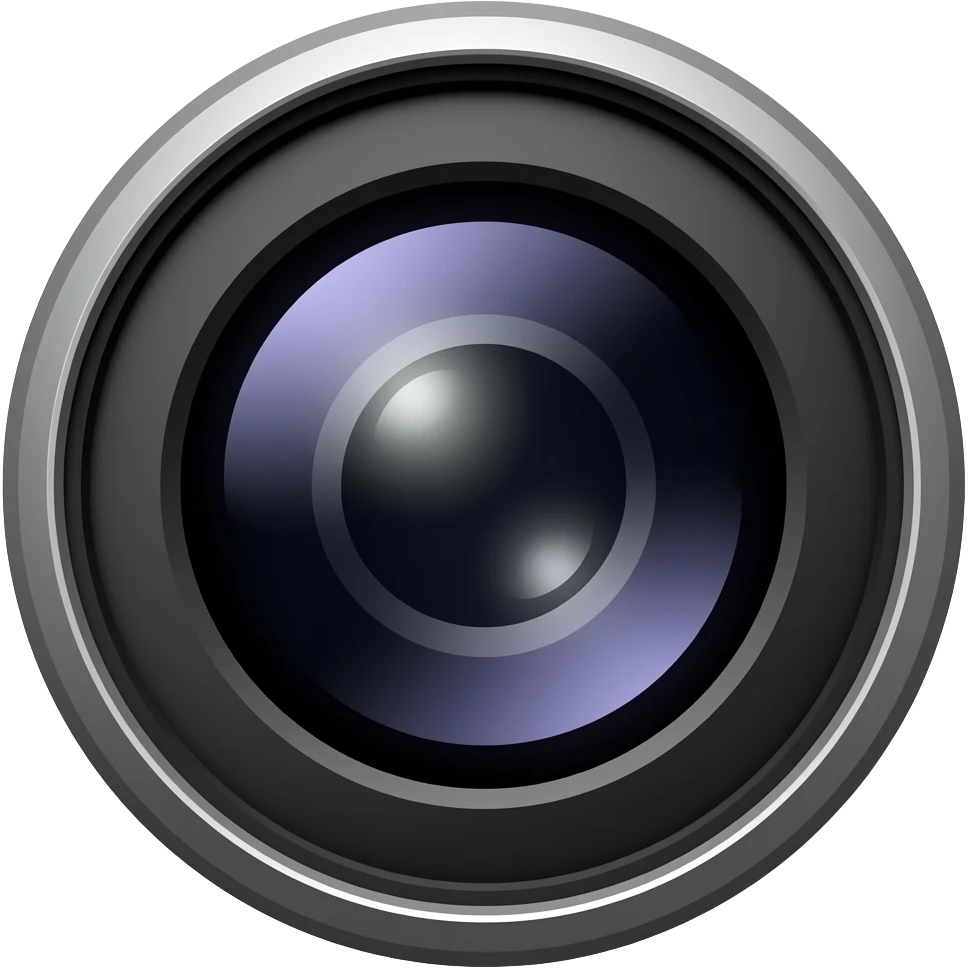 camera lens emoji