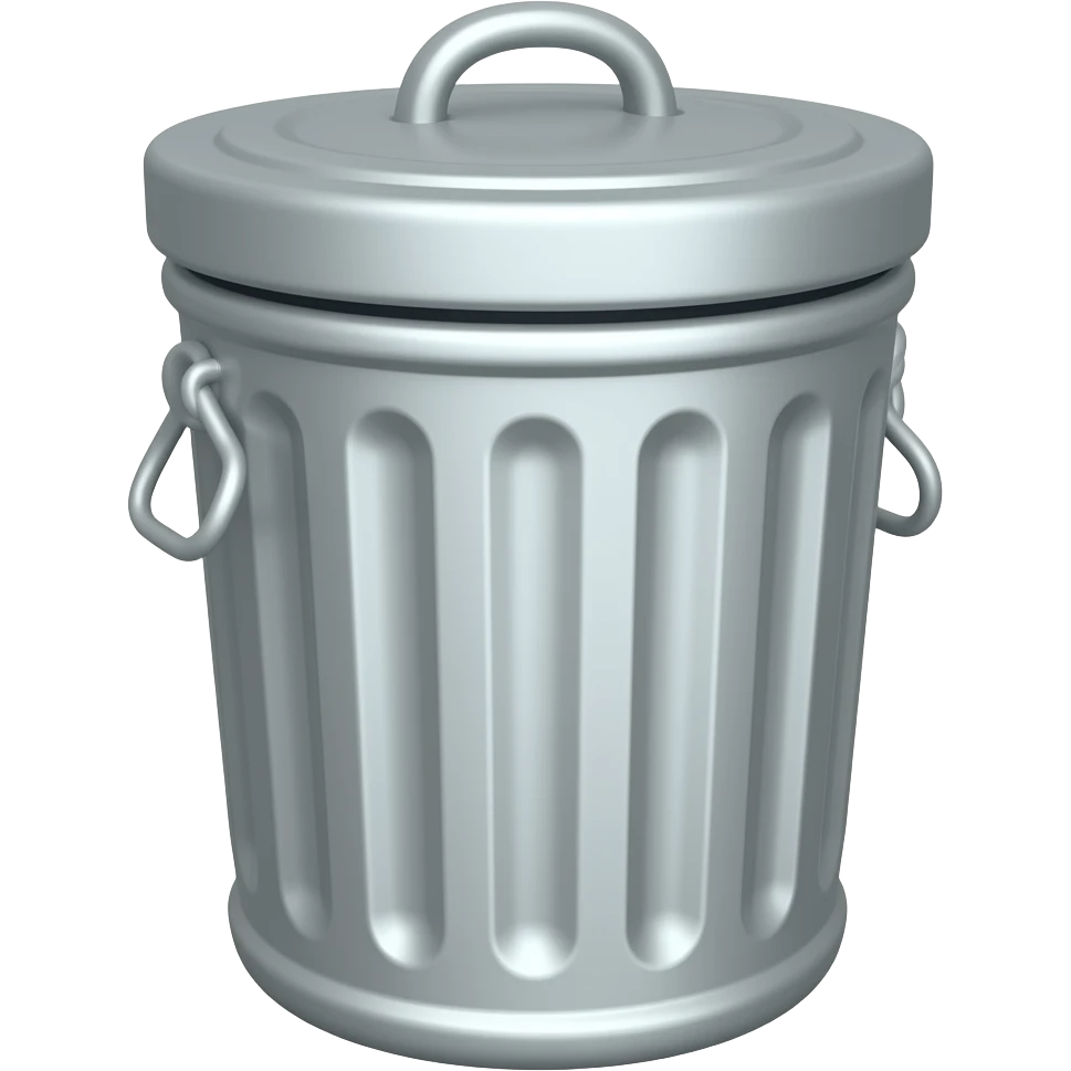 trashcan without lid emoji