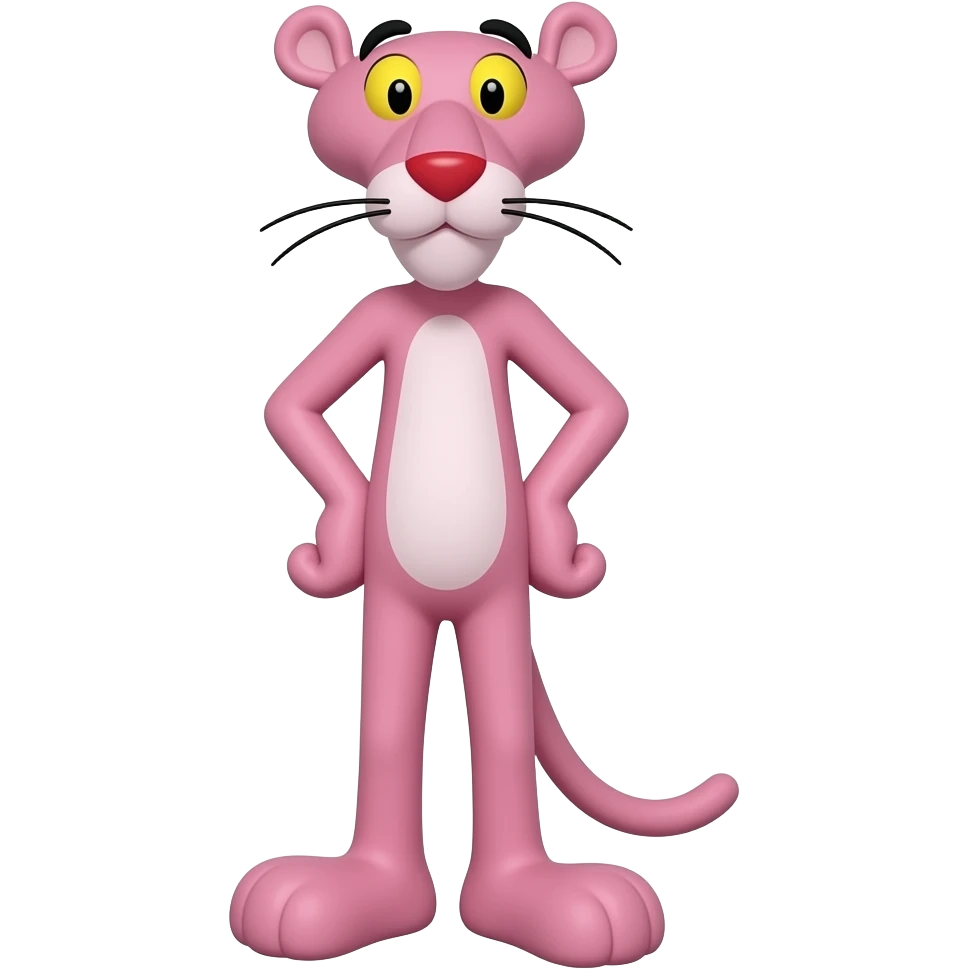 La panthère rose emoji