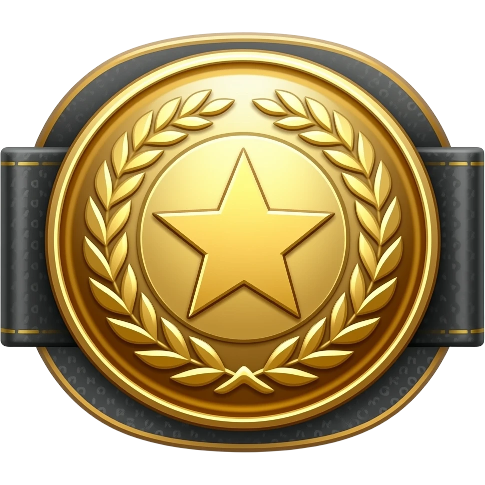 tiny champion belt emoji