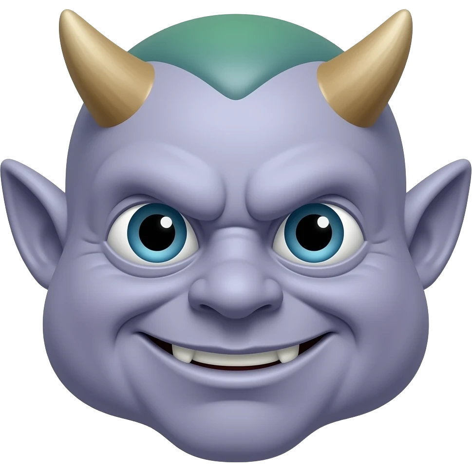 Unique troll face emoji