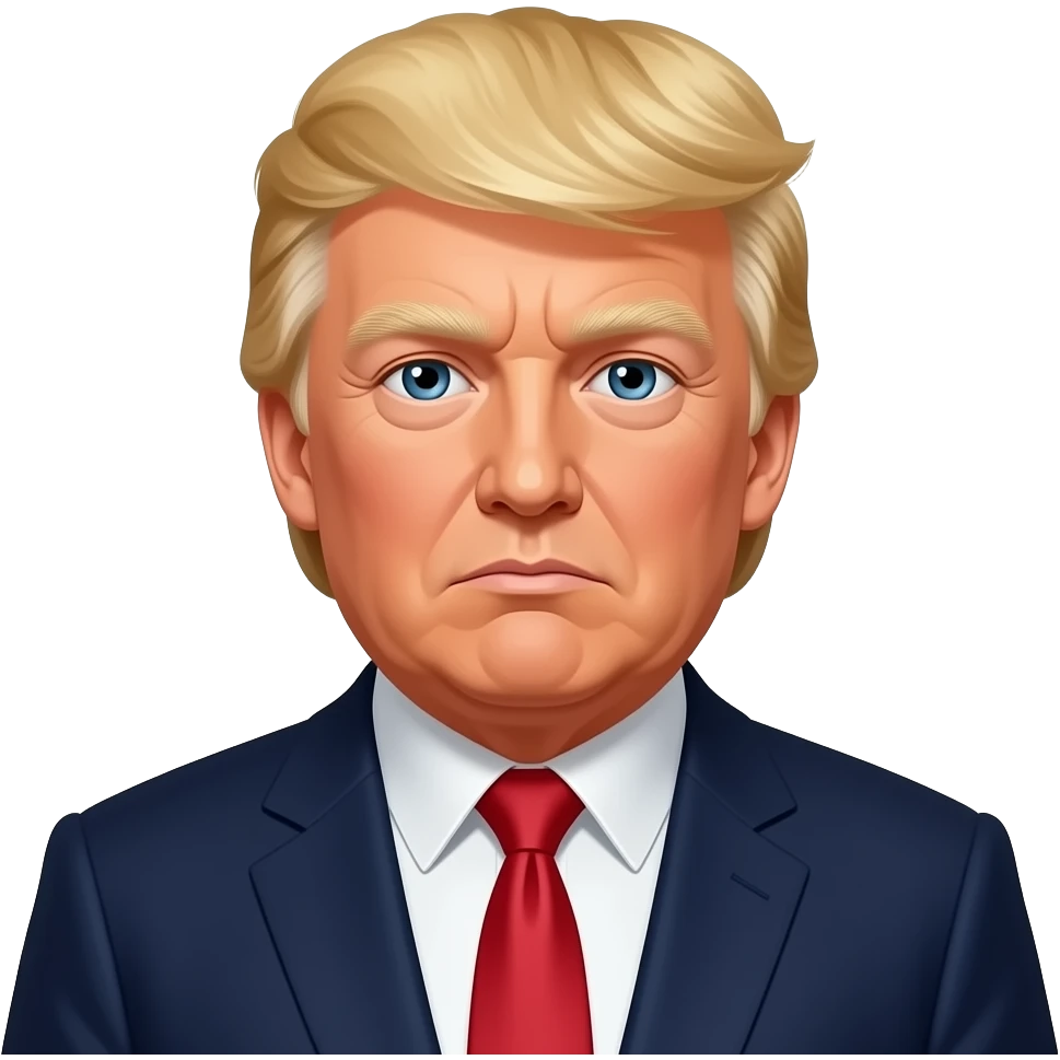Trump emojis for I don’t care emoji