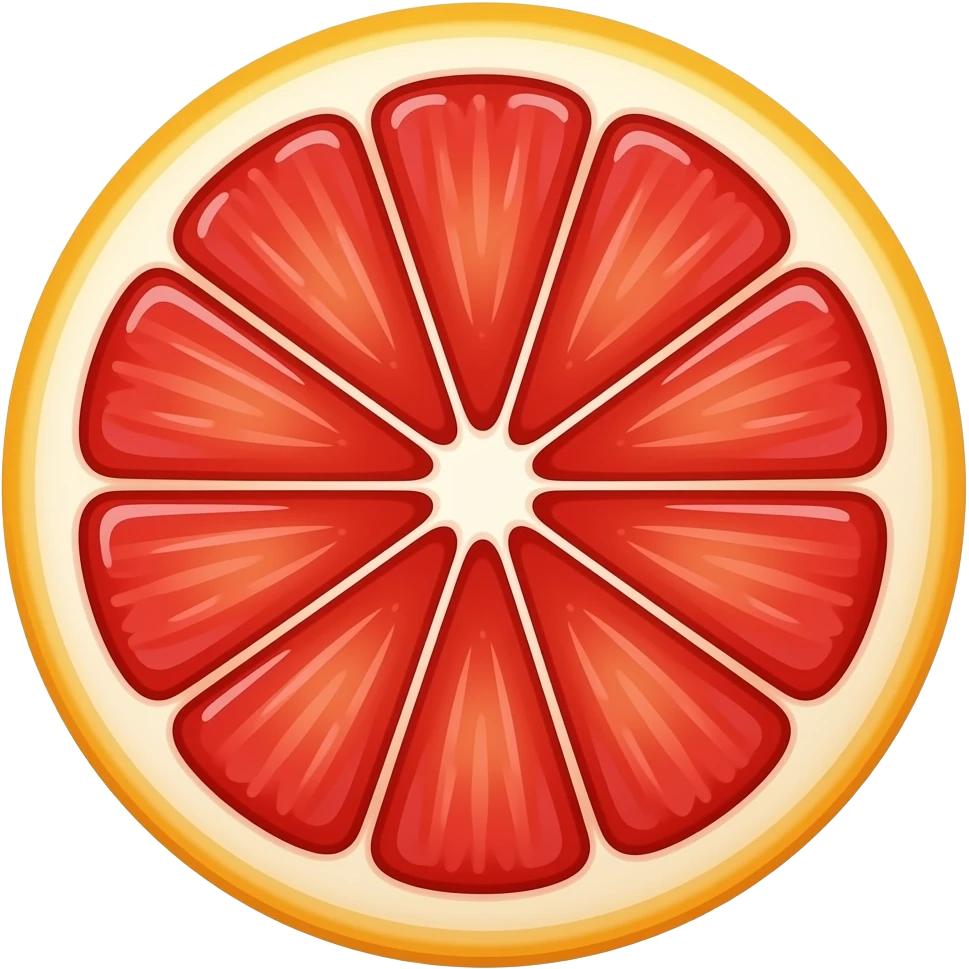 Grapefruit emoji