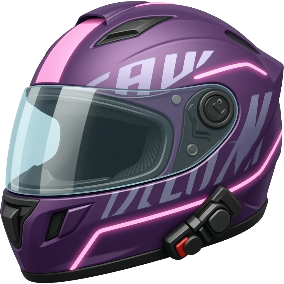 neon helmet emoji