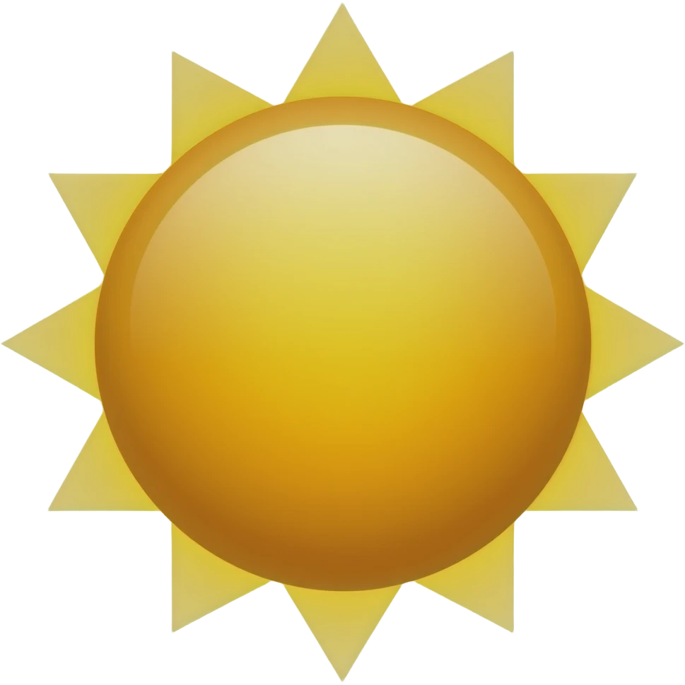 Sun emoji