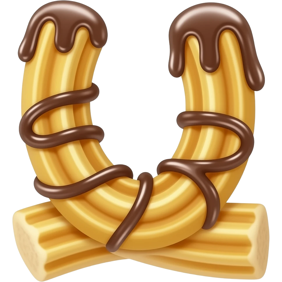 chocolate churros emoji
