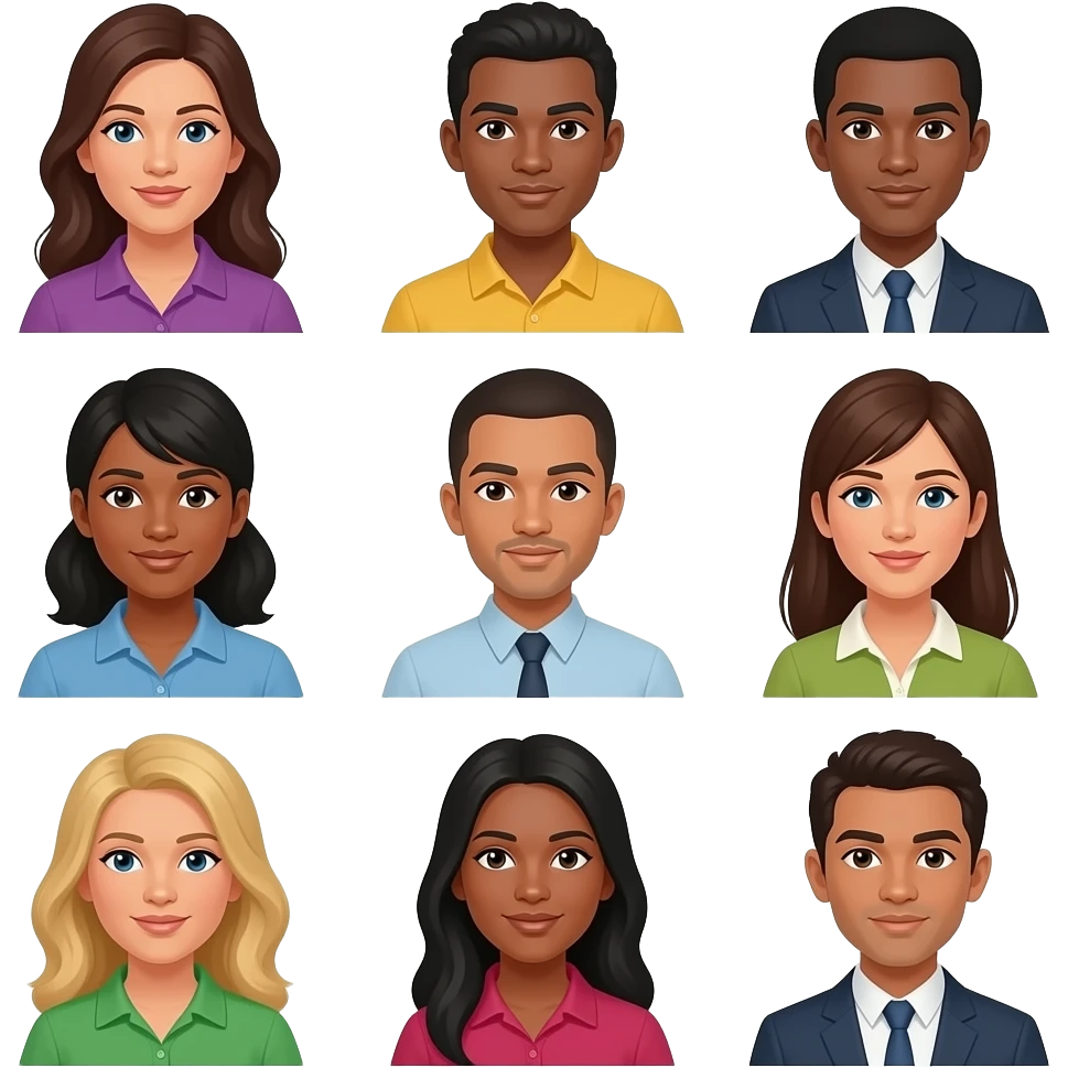 varios imigrantes emoji