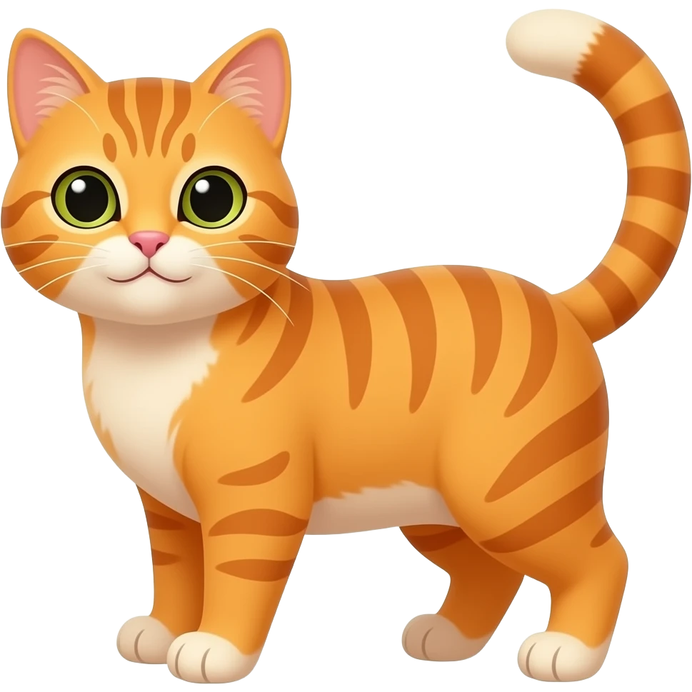 Orange cat emoji