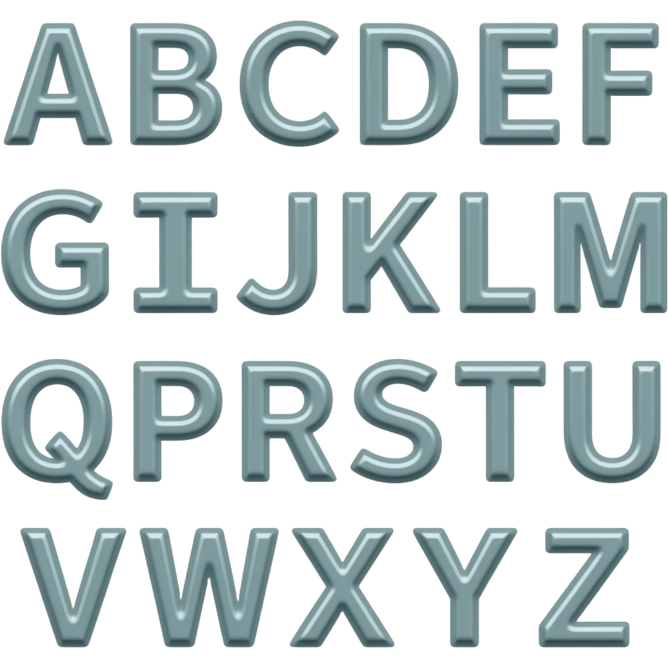 Letters emoji