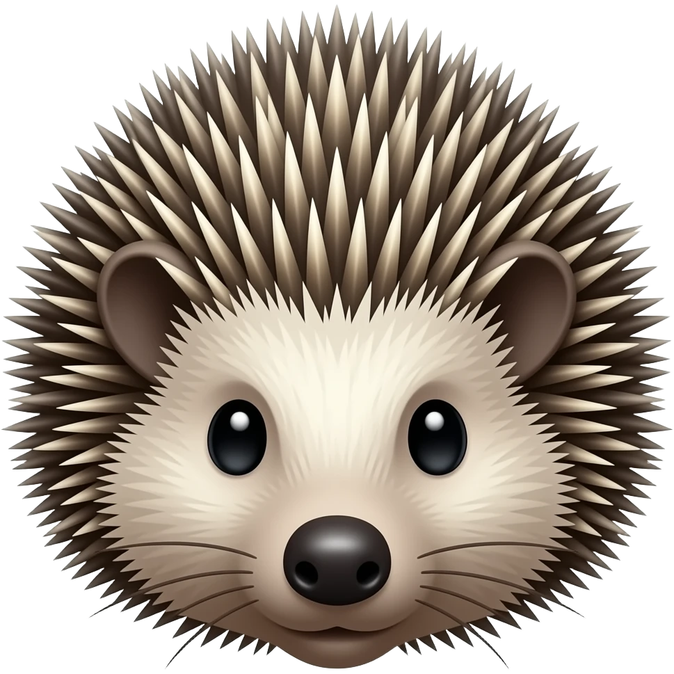 PORCUPINE face emoji