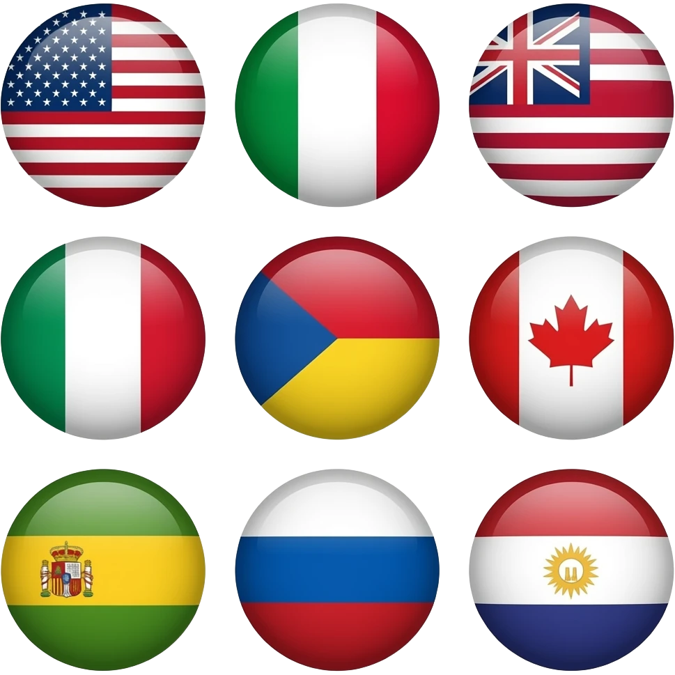 Asia flags emoji