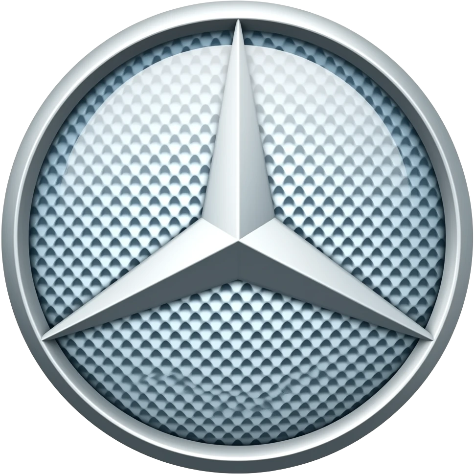 Emoji cu emblema Mercedes emoji