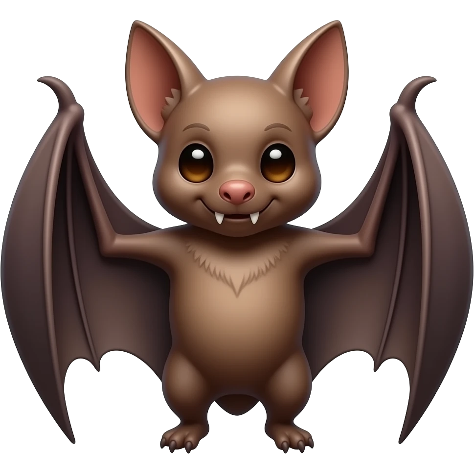 tan vampire bat emoji