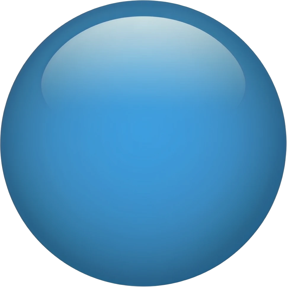 Blue emoji