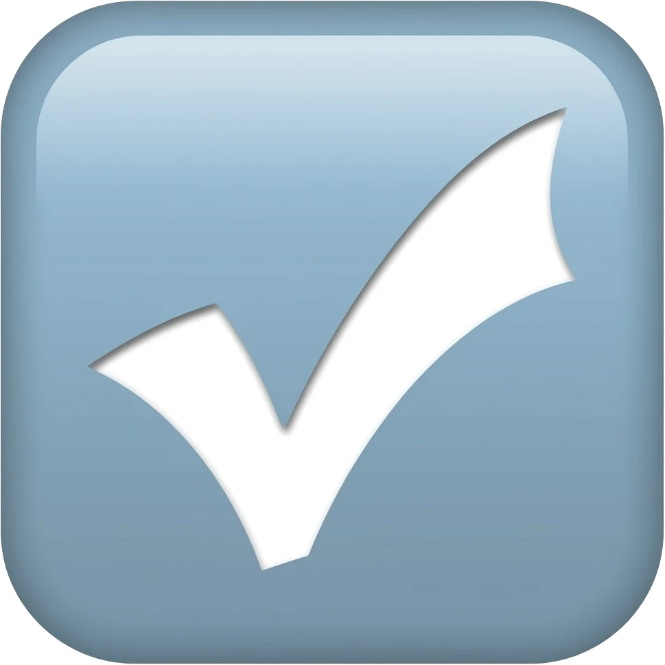 white check emoji