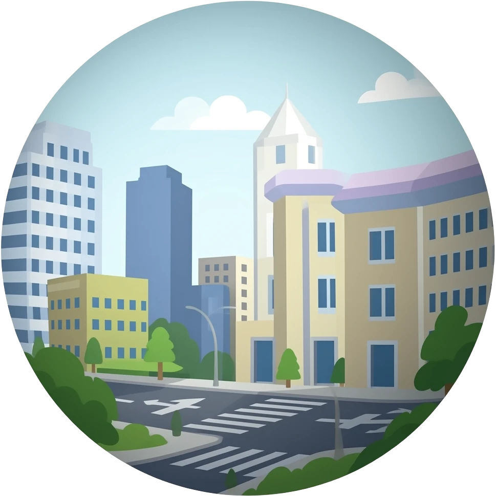 Downtown ball emoji