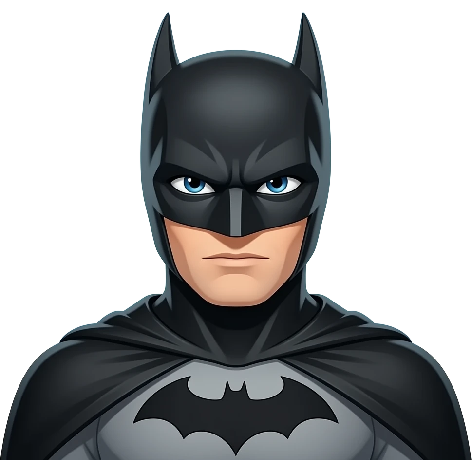 Batman with aura emoji