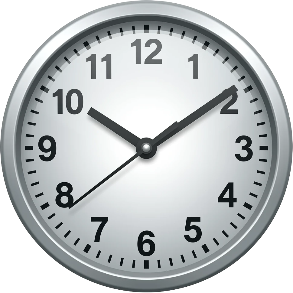 wire clock emoji