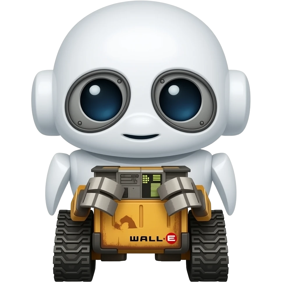 character EVE from Wall E emoji