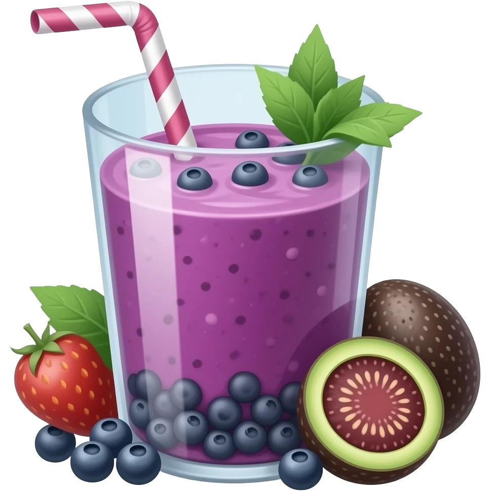 acai smoothie emoji