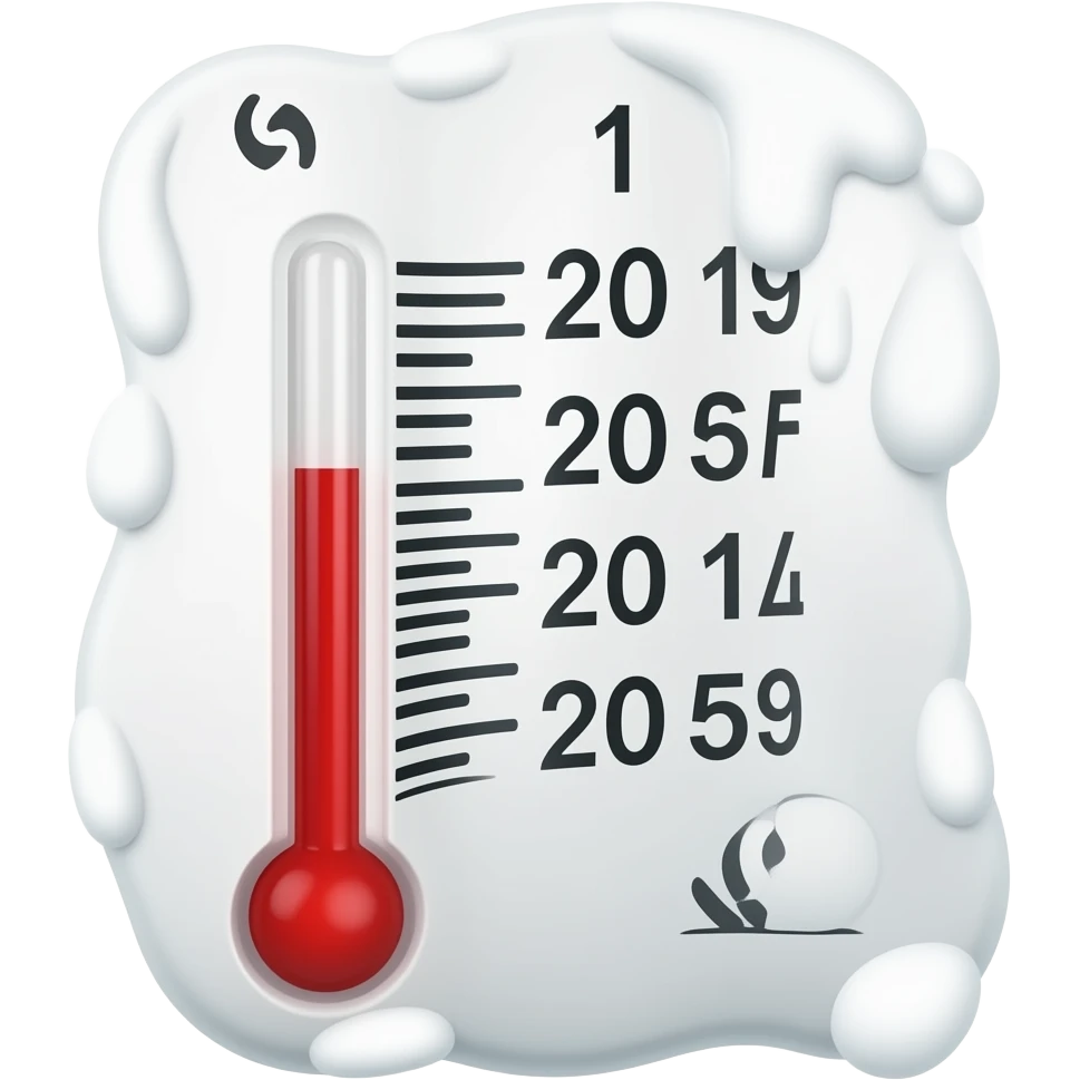 thermometer cold emoji