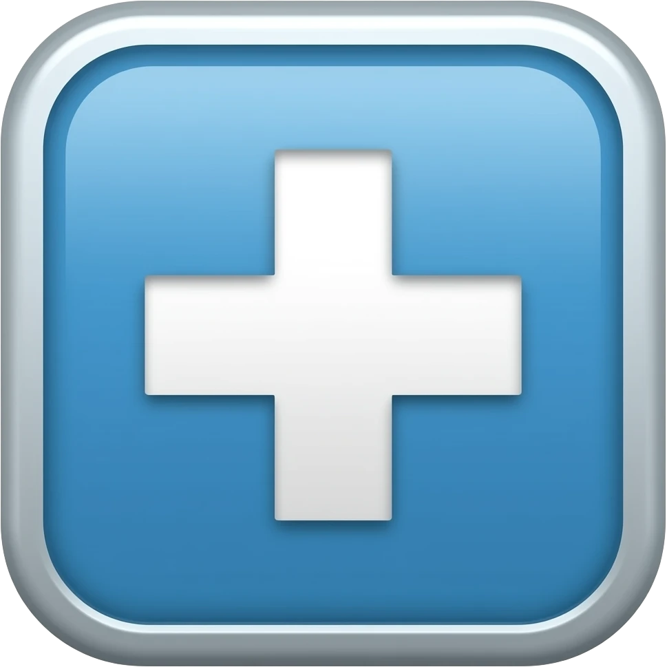 Hospital cross sign emoji