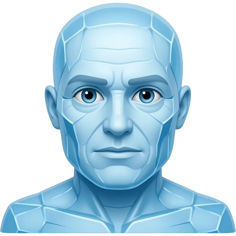 persona con hielo emoji