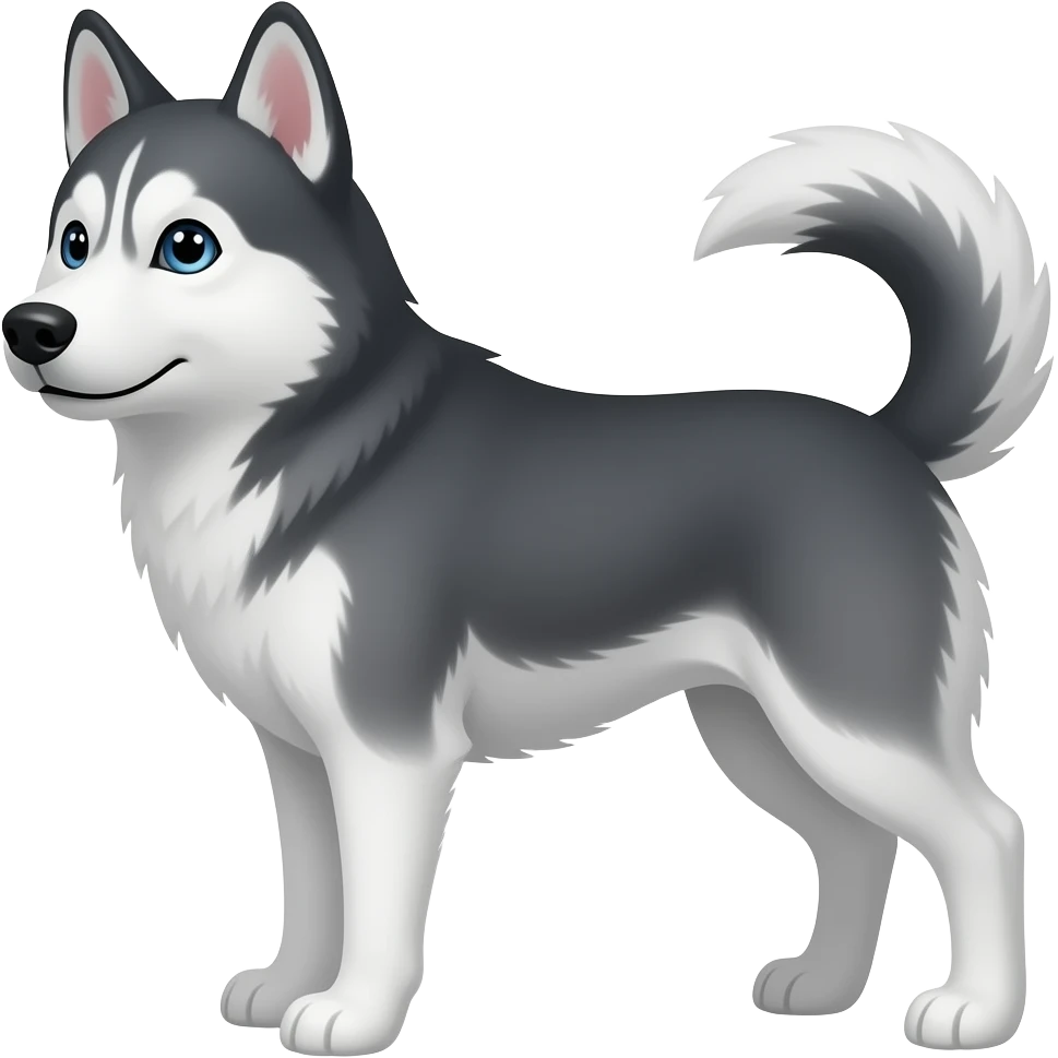 Husky emoji