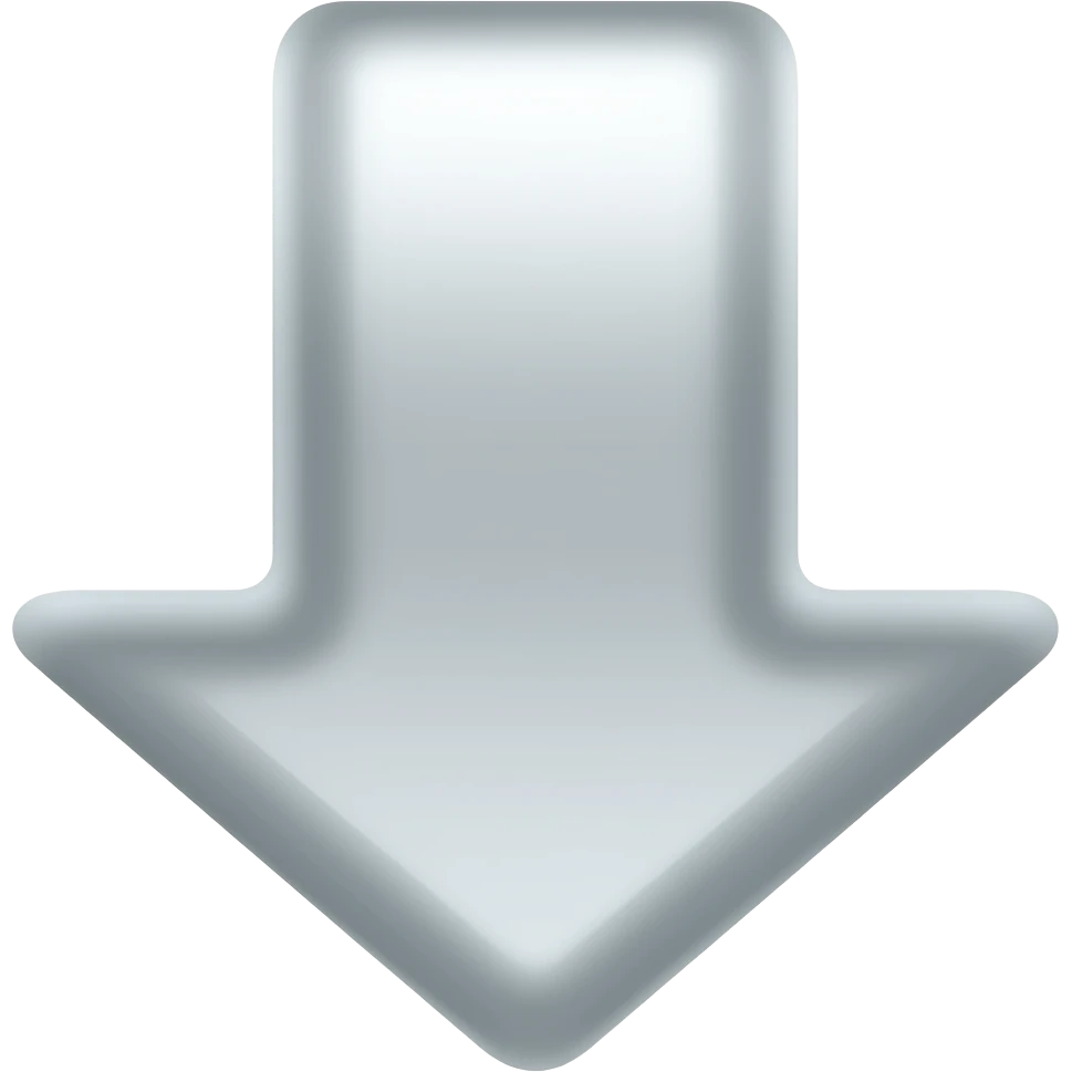 Downward curved arrow emoji