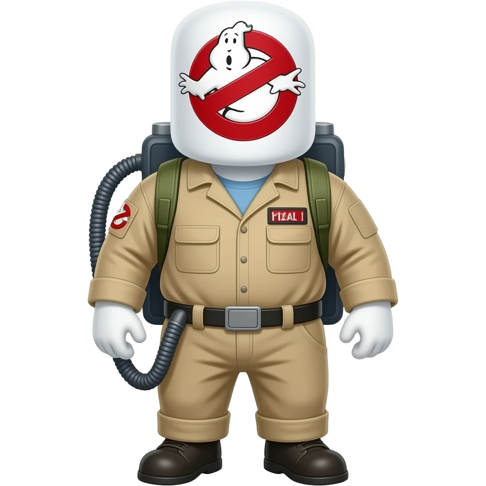 marshmallow man from Ghostbusters emoji
