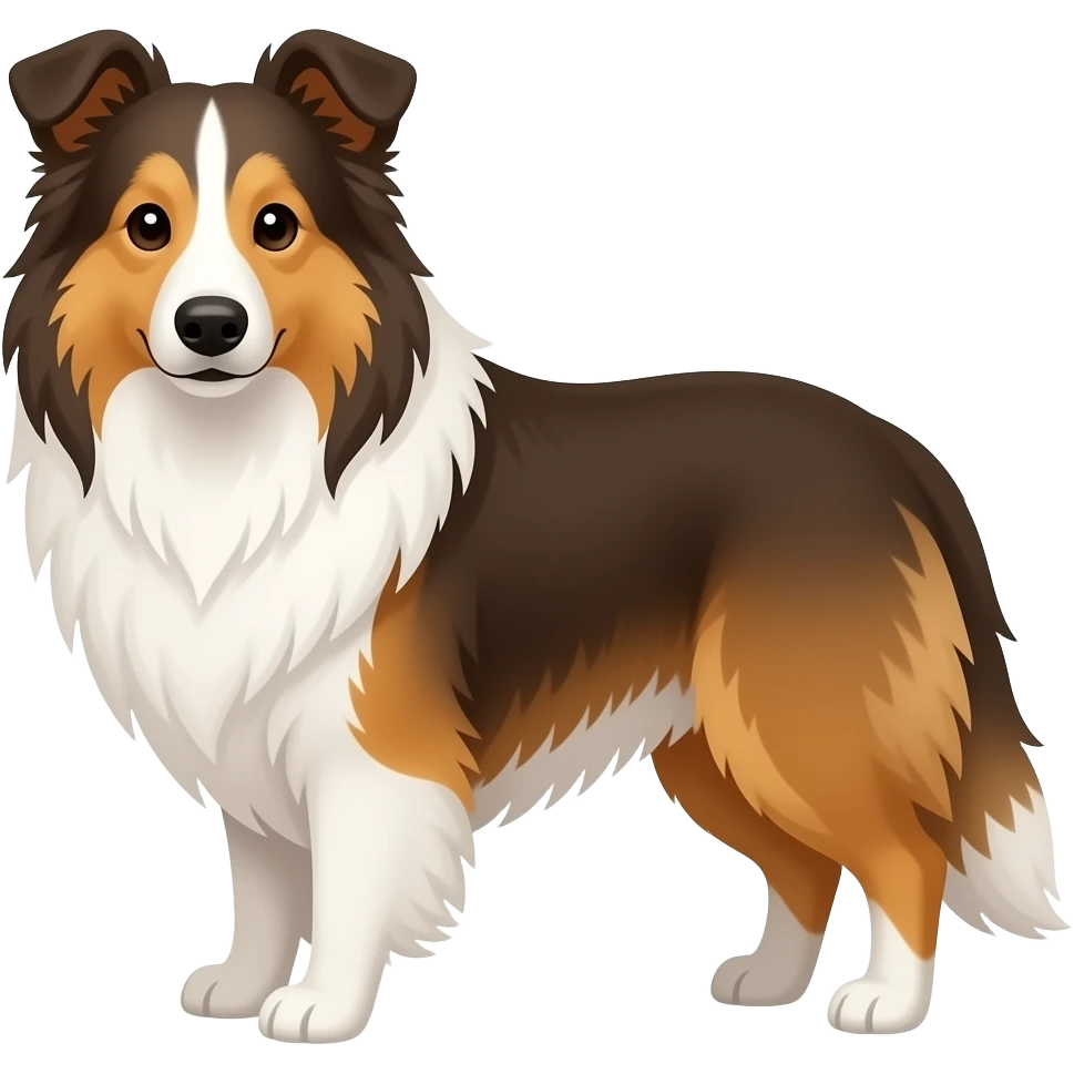 Collie emoji