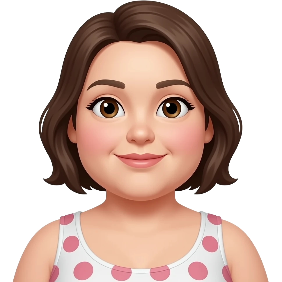 woman bloated emoji