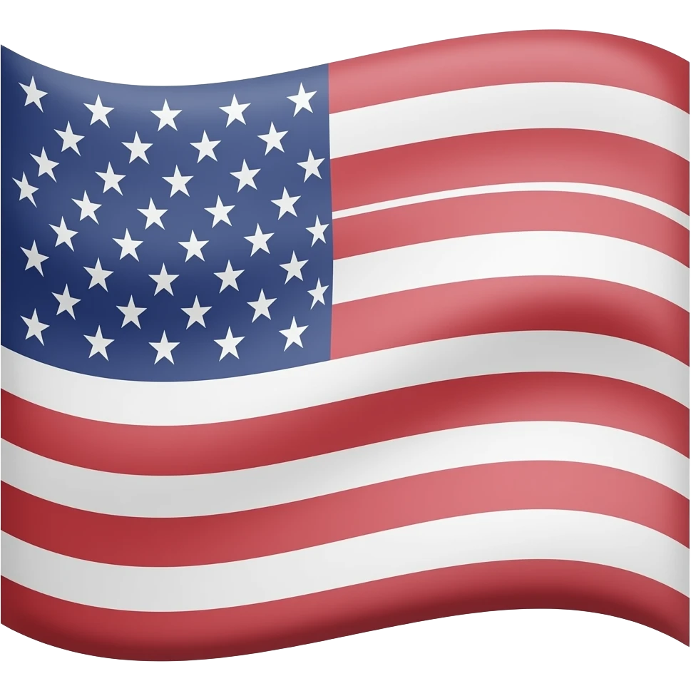 3D Flag America emoji