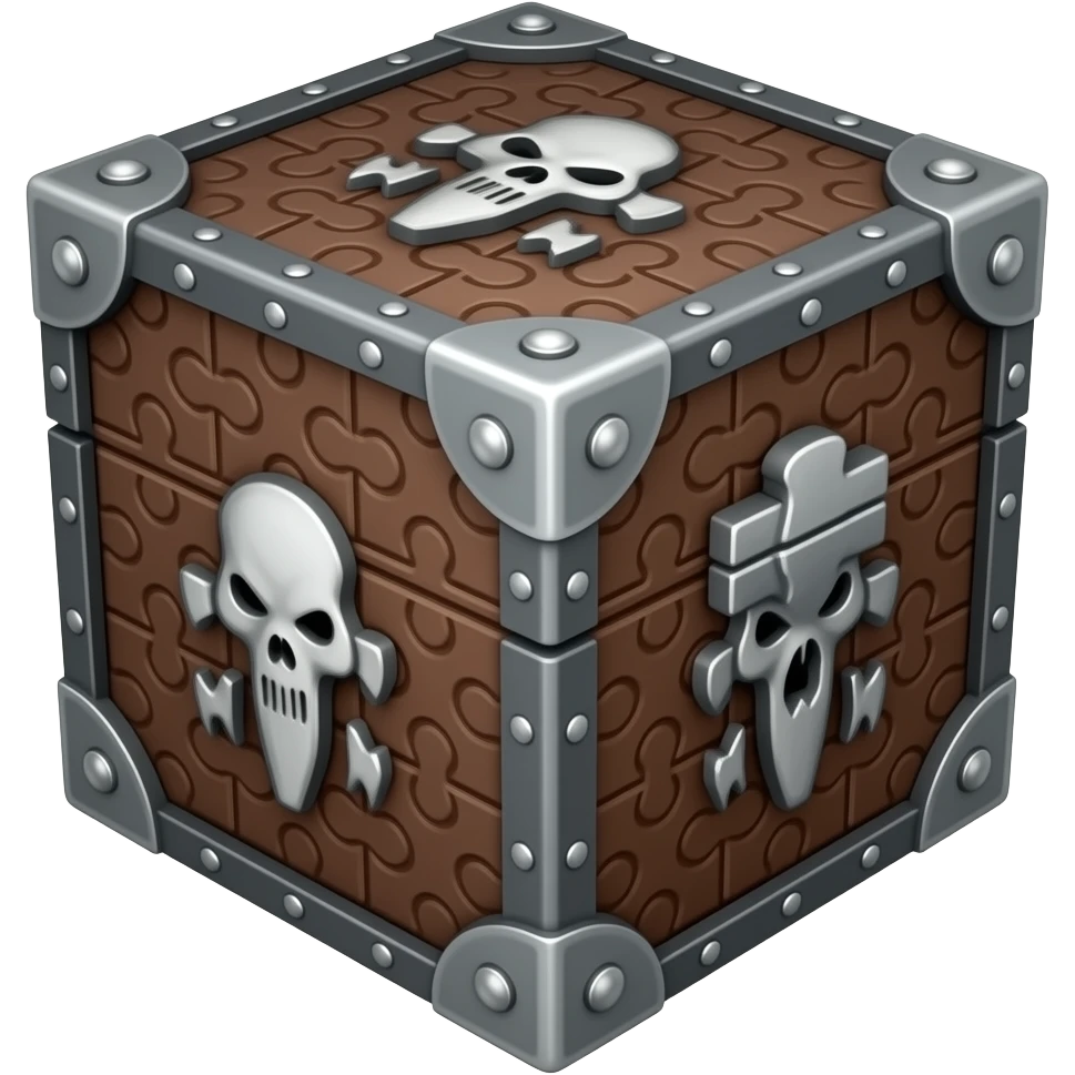 Hellraiser Puzzle Box, cube, emoji