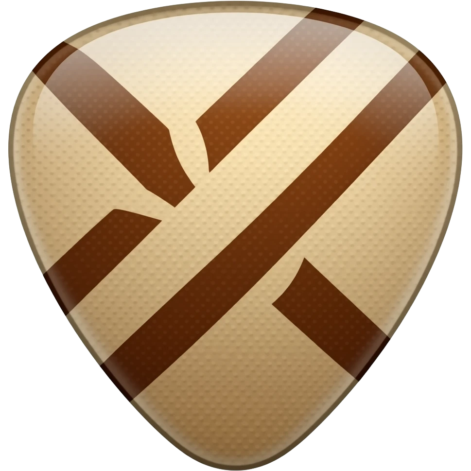 guitar pick emoji