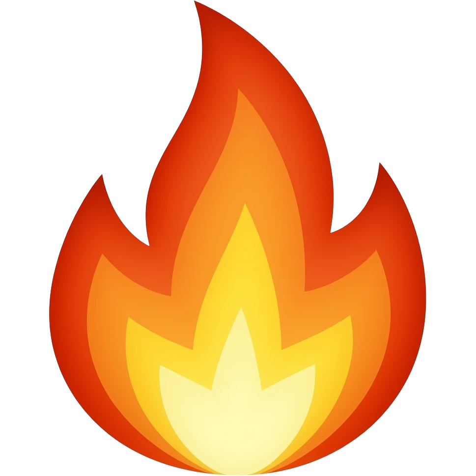red fire emoji