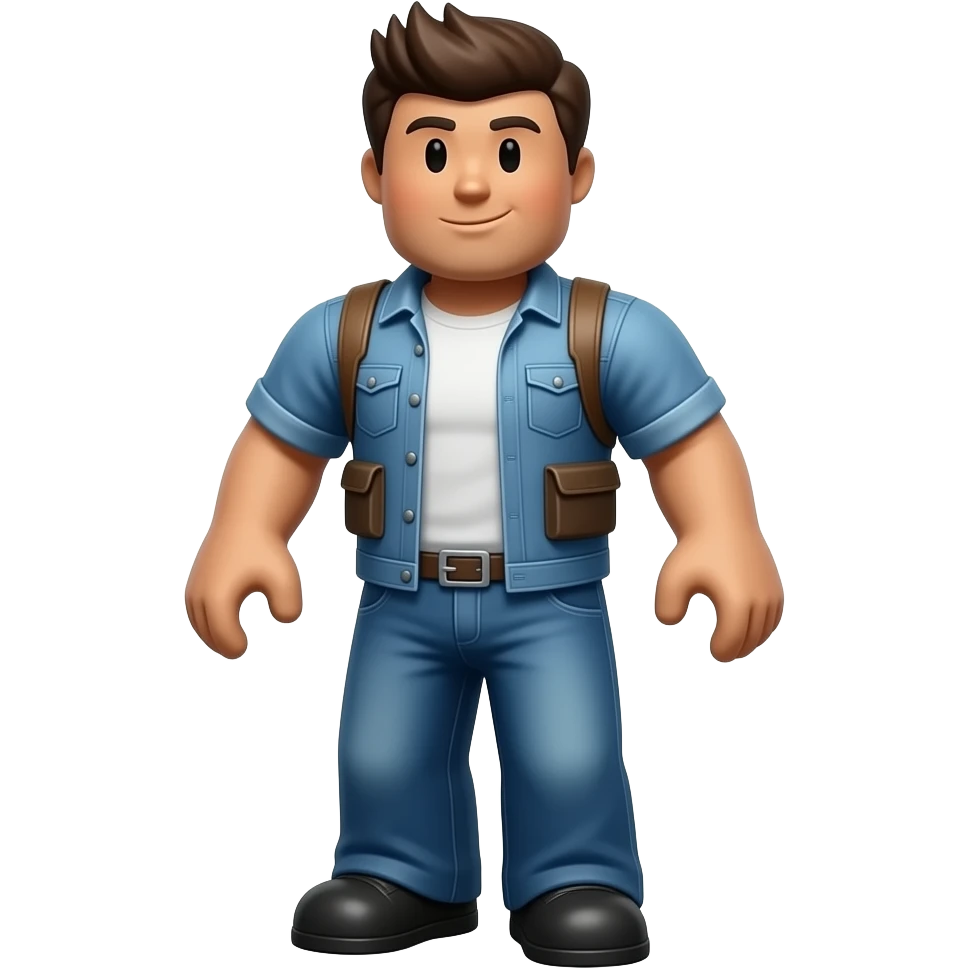 Roblox player playing Brookhaven emoji
