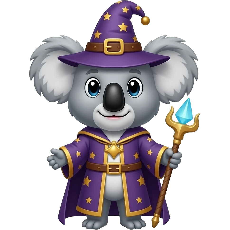 koala wizard emoji