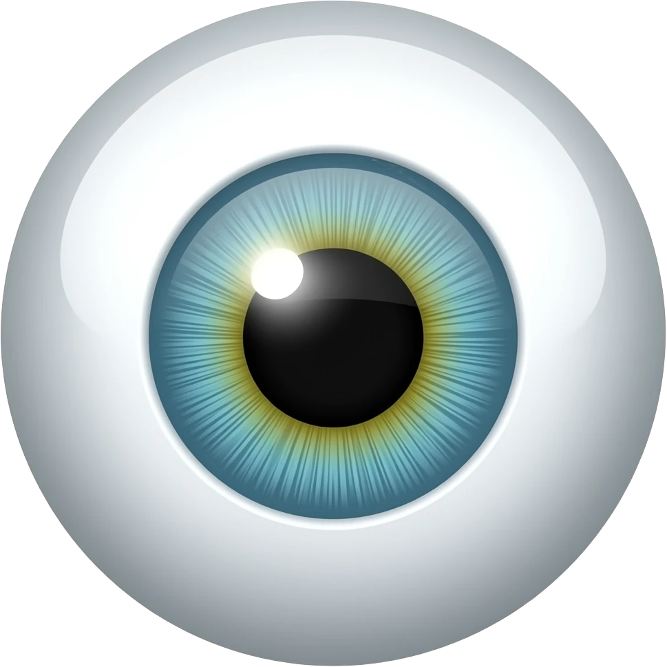 Circular eye emoji